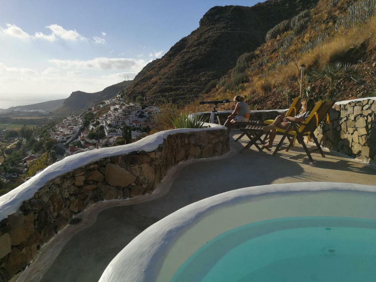 Vilna House With Private Pool, Jacuzzi And Garden -Optional Pool And Jacuzzi Heating Villa Agaete  Bagian luar foto